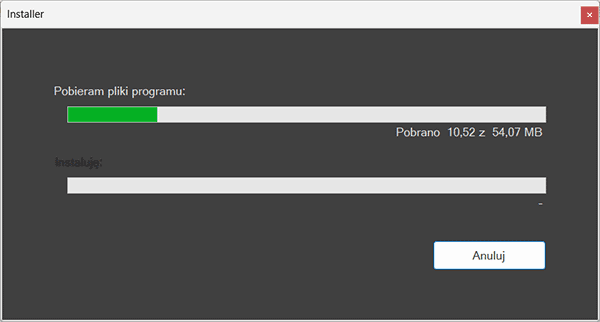 Aktualizacja programu